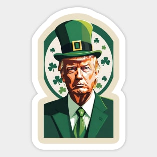 The Donald Saint Patrick's Day Sticker
